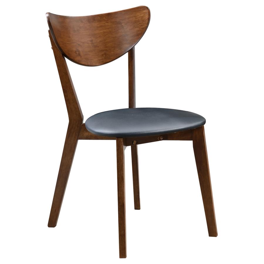 JEDDA, MID-CENTURY MODERN DINING SET WALNUT FINISH, 105361-S5