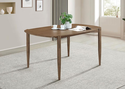 Dortch Oval 63-inch Solid Wood Dining Table Walnut, 108461
