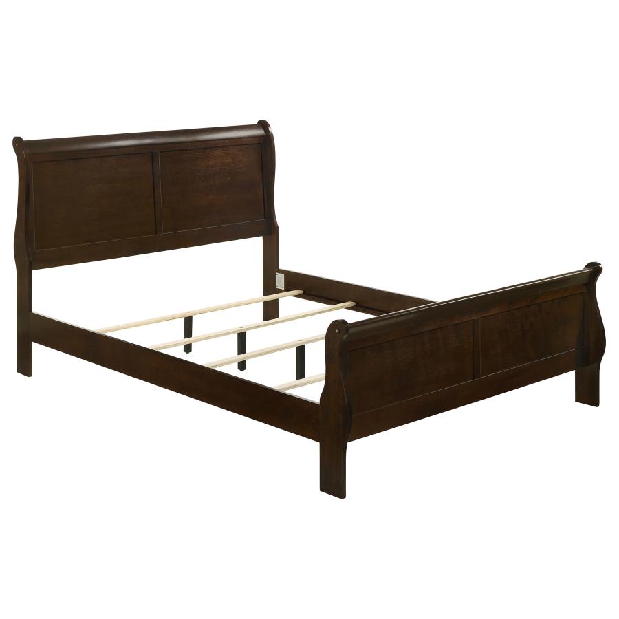 Queen bed frame, dresser, mirror and 1 night stand, 202411Q-S4