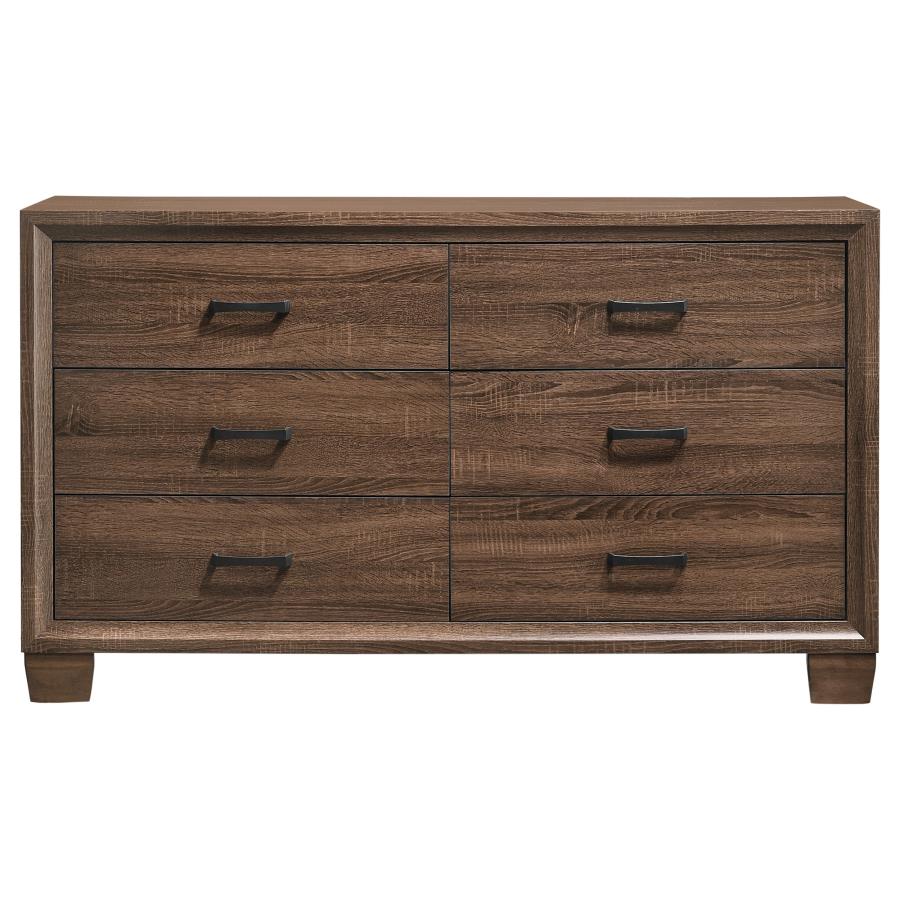 QUEEN BED FRAME, DRESSER, MIRROR AND I NIGHT STAND, 205321Q-S4