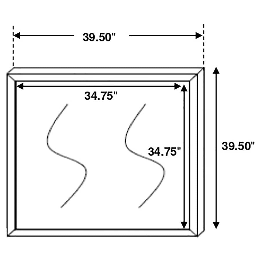 Queen bed frame, dresser, mirror and 1 night stand, 207050Q-S4
