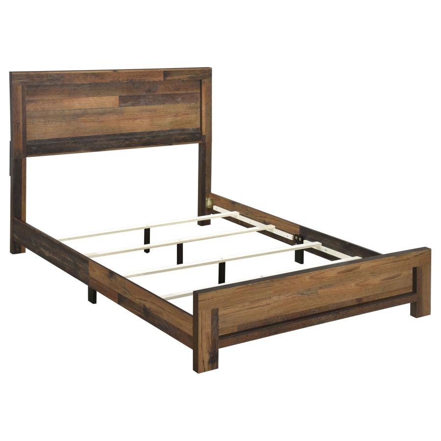 Sidney 5-piece Queen Bedroom Set Rustic Pine, 223141Q-S5