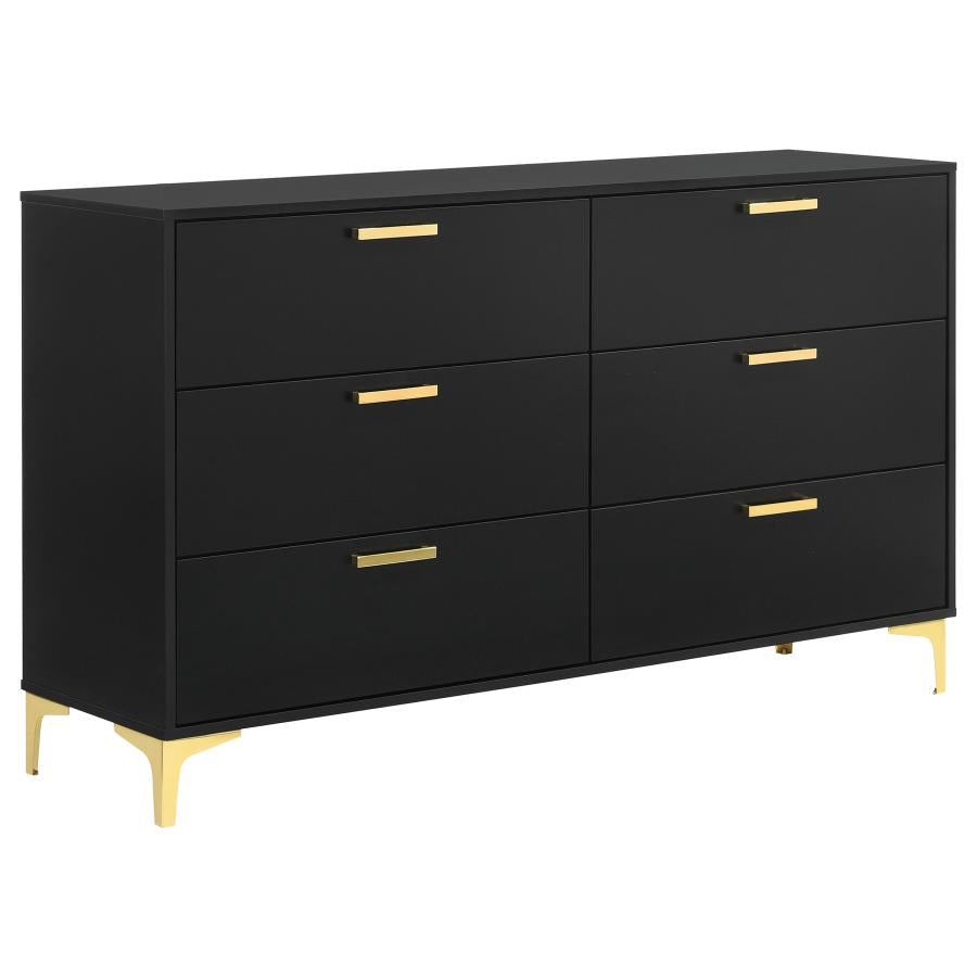Queen bed frame, dresser, mirror and 1 night stand, 224451Q-S4