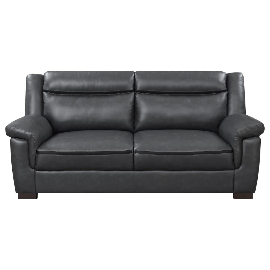 Arabella Upholstered Padded Arm Sofa Grey, 506591