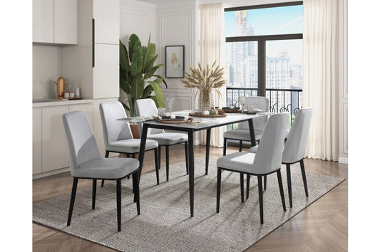 7 PIECES DINING SET , 5909-59*7BE