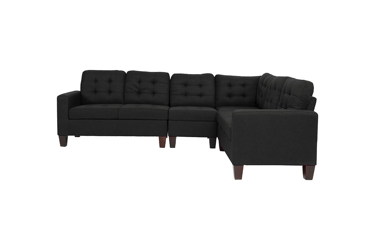 SECTIONAL NAVY LINEN, F6937