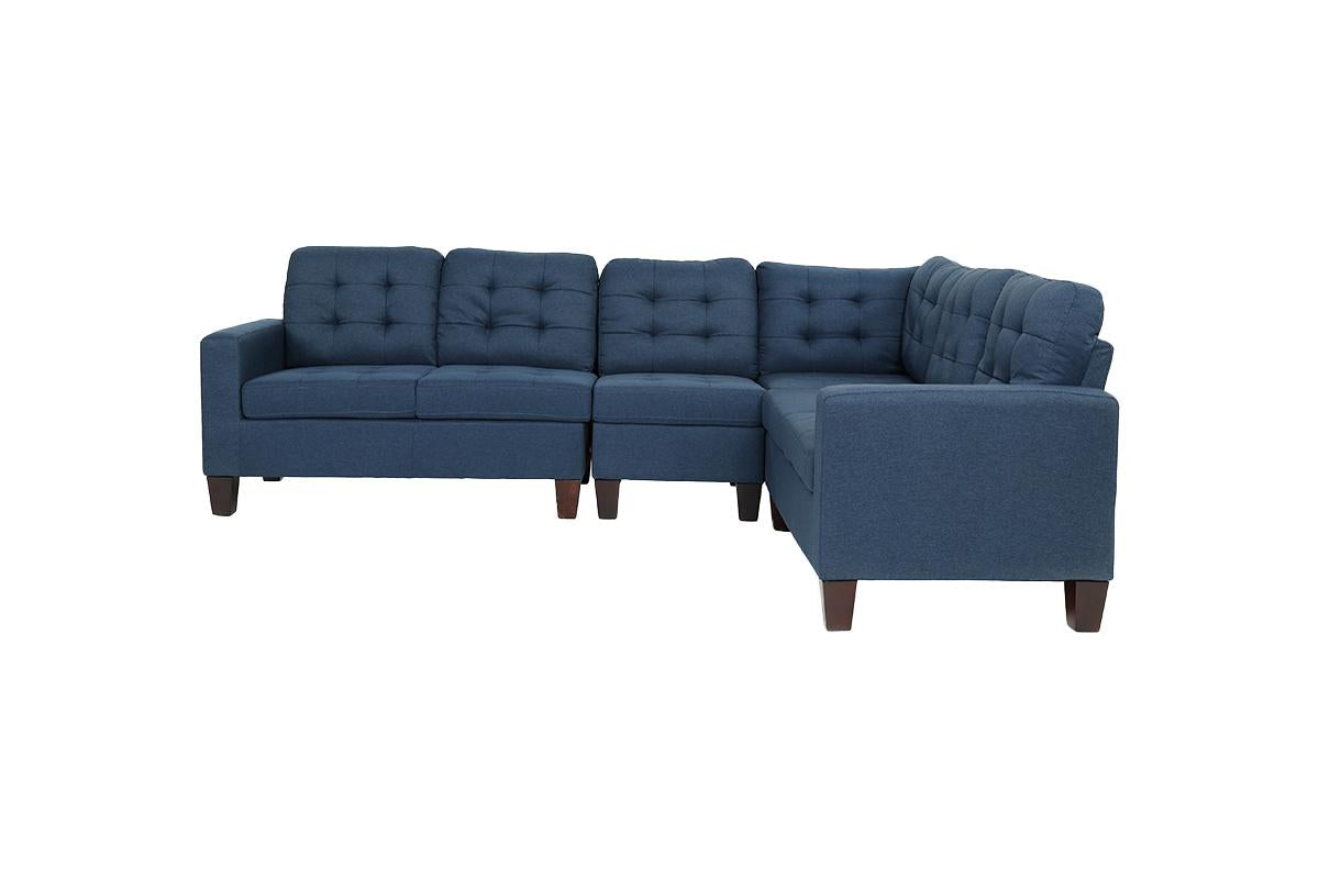 SECTIONAL NAVY LINEN, F6938
