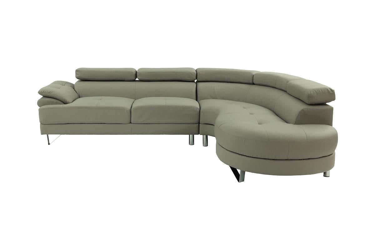 SECTIONAL FAUX LEATHER, F6984