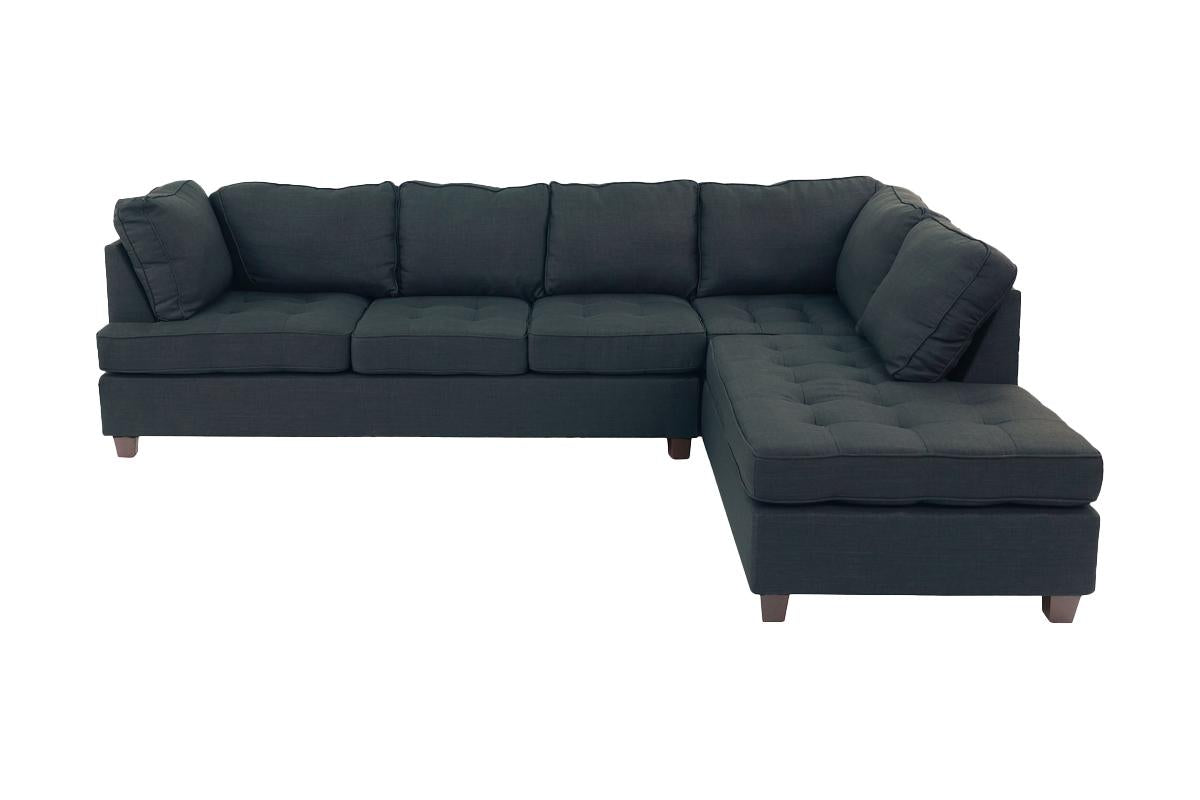 REVERSIBLE SECTIONAL DARK BLUE (OTTOMAN SOLD SEPARATELY), F6989