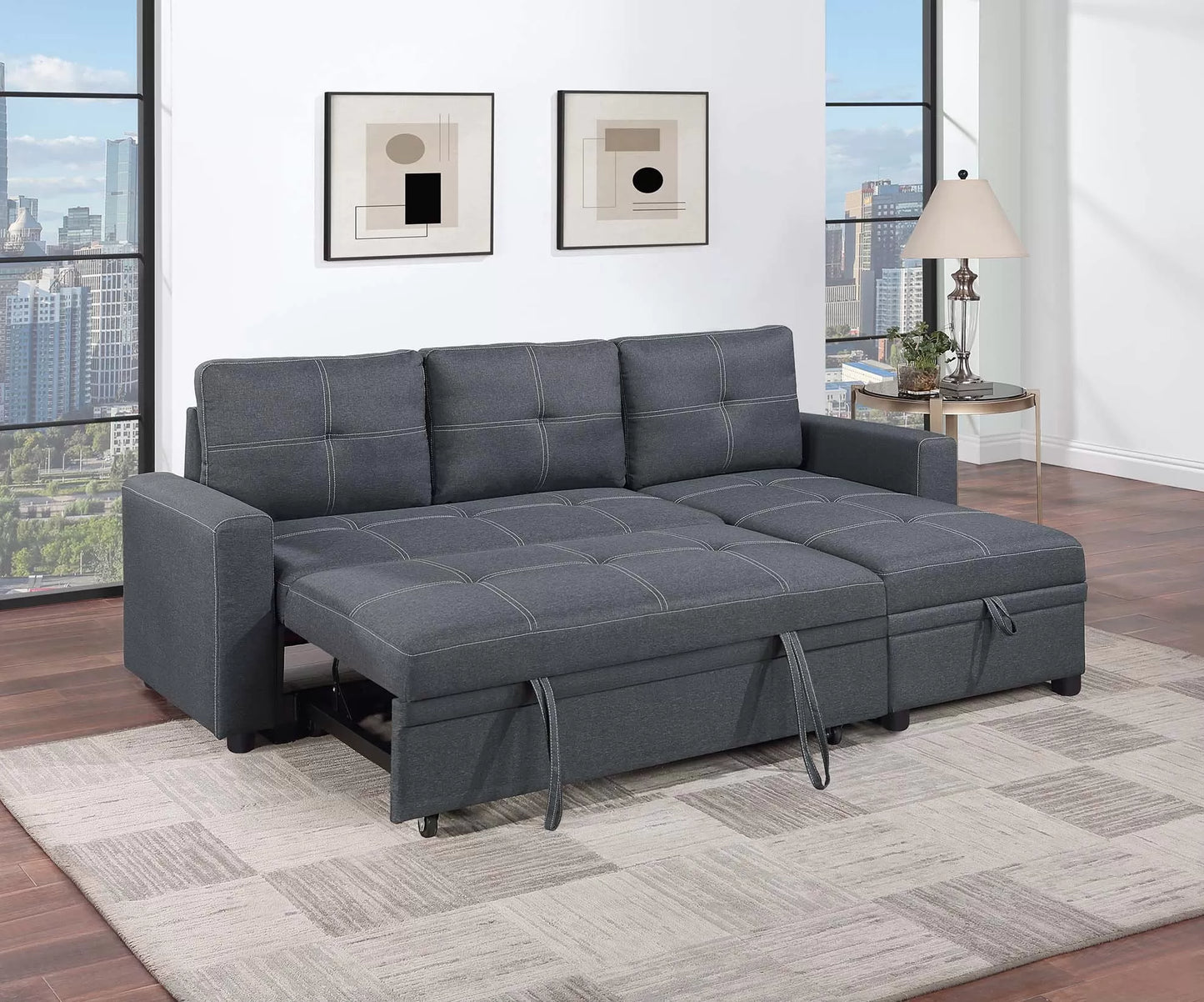 POUNDEX, REVERSIBLE SECTIONAL, F8536