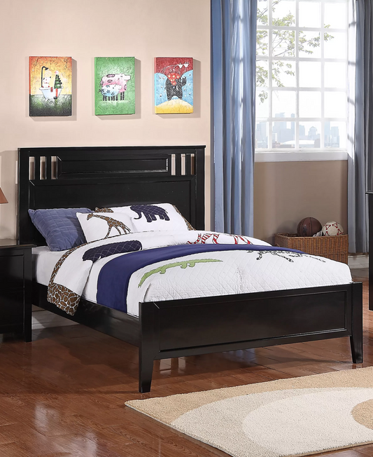 POUNDEX F9046T TWIN BED FRAME BLACK