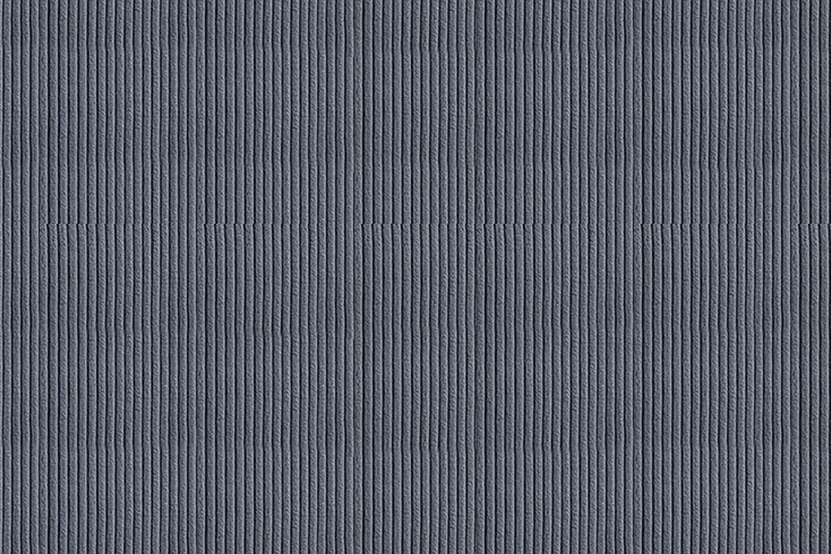 SOFA DARK GRAY CORDUROY WITH OTTOMAN, F8819