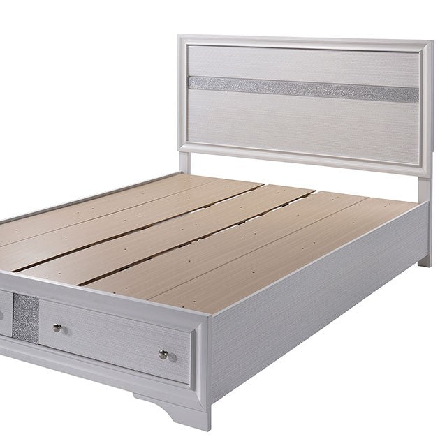 CHRISSY, QUEEN BED FRAME BLACK, CM7552WH