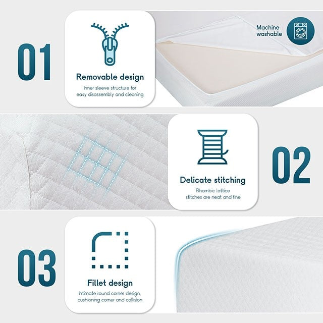 6" GEL MEMORY FOAM MATTRESS QUEEN SIZE, DM510