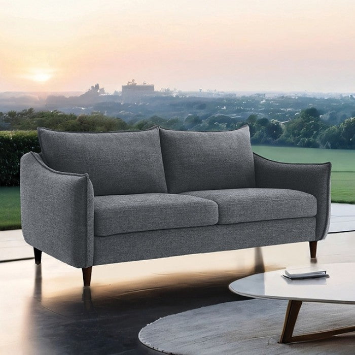 VERMON, 2 PIECES SOFA SET GRAY, FM61004GY