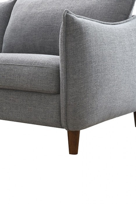 VERMON, 2 PIECES SOFA SET GRAY, FM61004GY