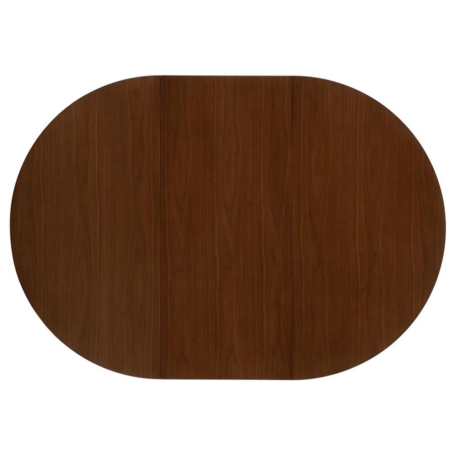 JEDDA, MID-CENTURY MODERN DINING SET WALNUT FINISH,  105361-S5