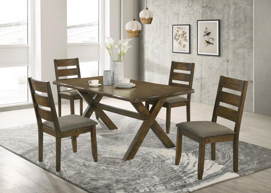 COASTER, ALSTON SOLID WOOD FARMHOUSE DINING SET, 106381