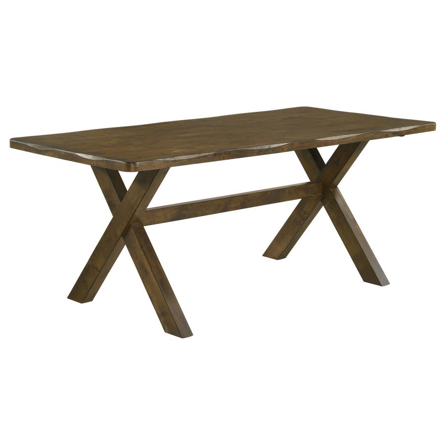 COASTER, ALSTON SOLID WOOD FARMHOUSE DINING SET, 106381