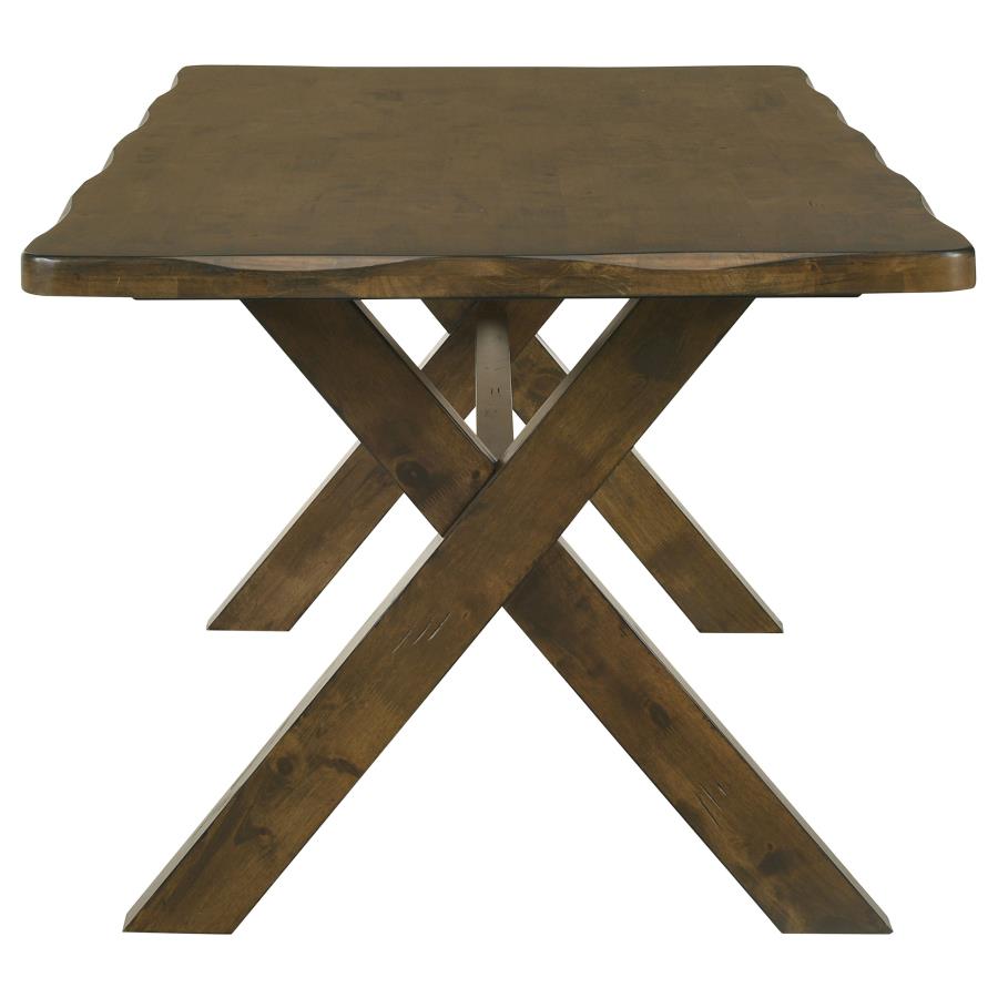 COASTER, ALSTON SOLID WOOD FARMHOUSE DINING SET, 106381