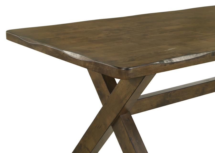 COASTER, ALSTON SOLID WOOD FARMHOUSE DINING SET, 106381