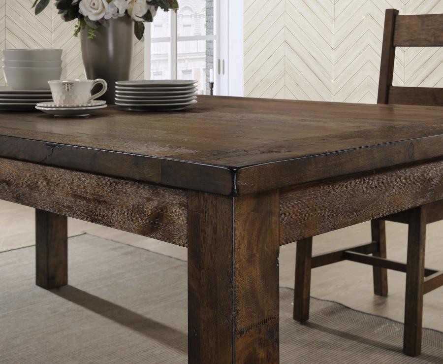 COASTER, COLEMAN SOLID WOOD DINING SET, 107041