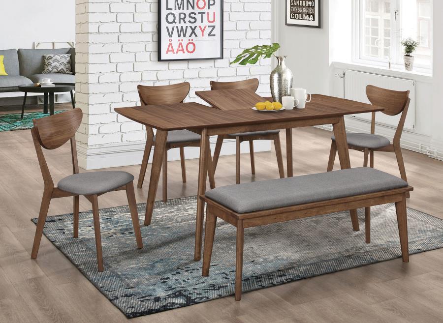 ALFREDO, 6 PIECES RETRO DINING SET, 108080-S6