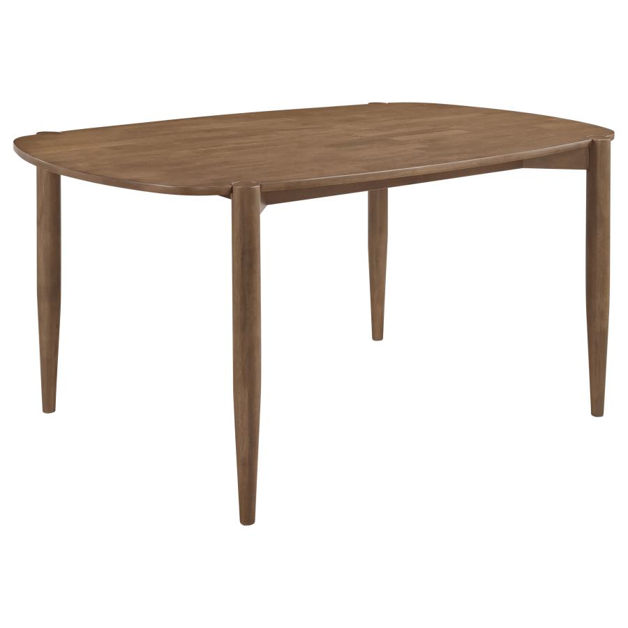 Dortch Oval 63-inch Solid Wood Dining Table Walnut, 108461