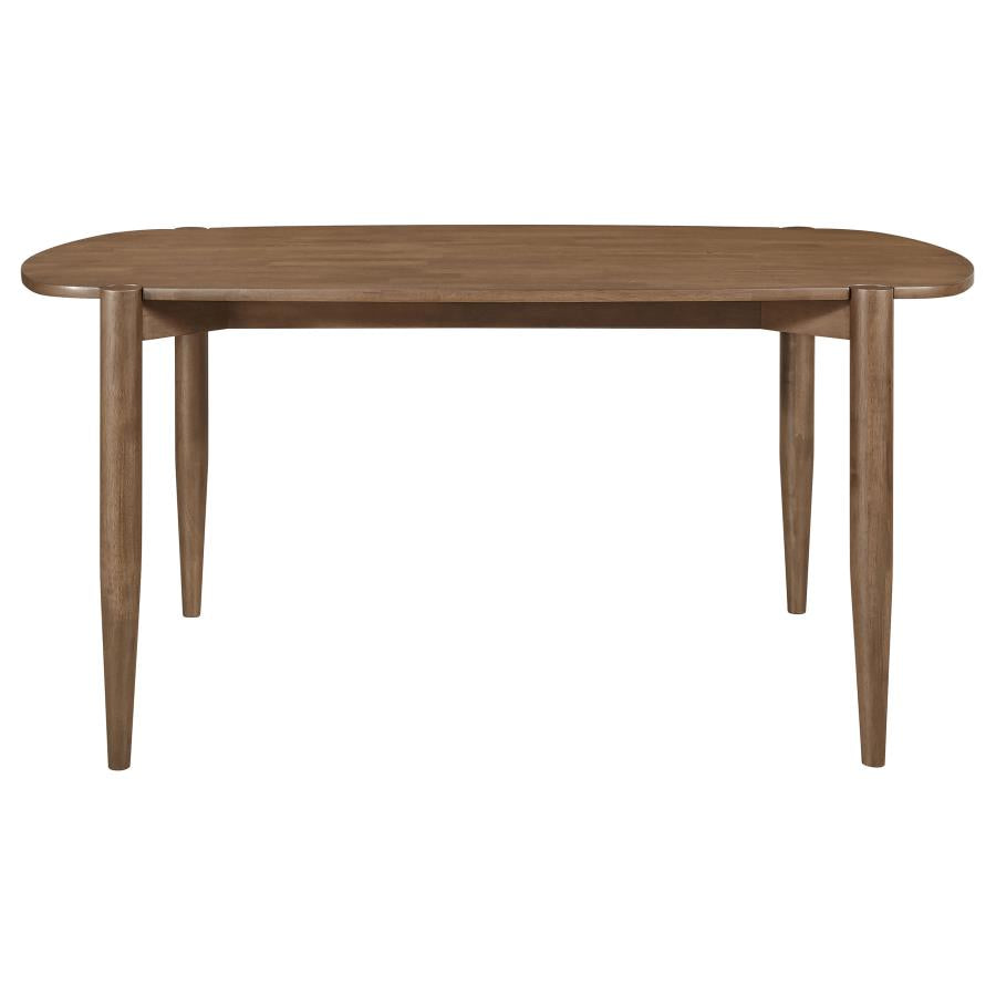 Dortch Oval 63-inch Solid Wood Dining Table Walnut, 108461