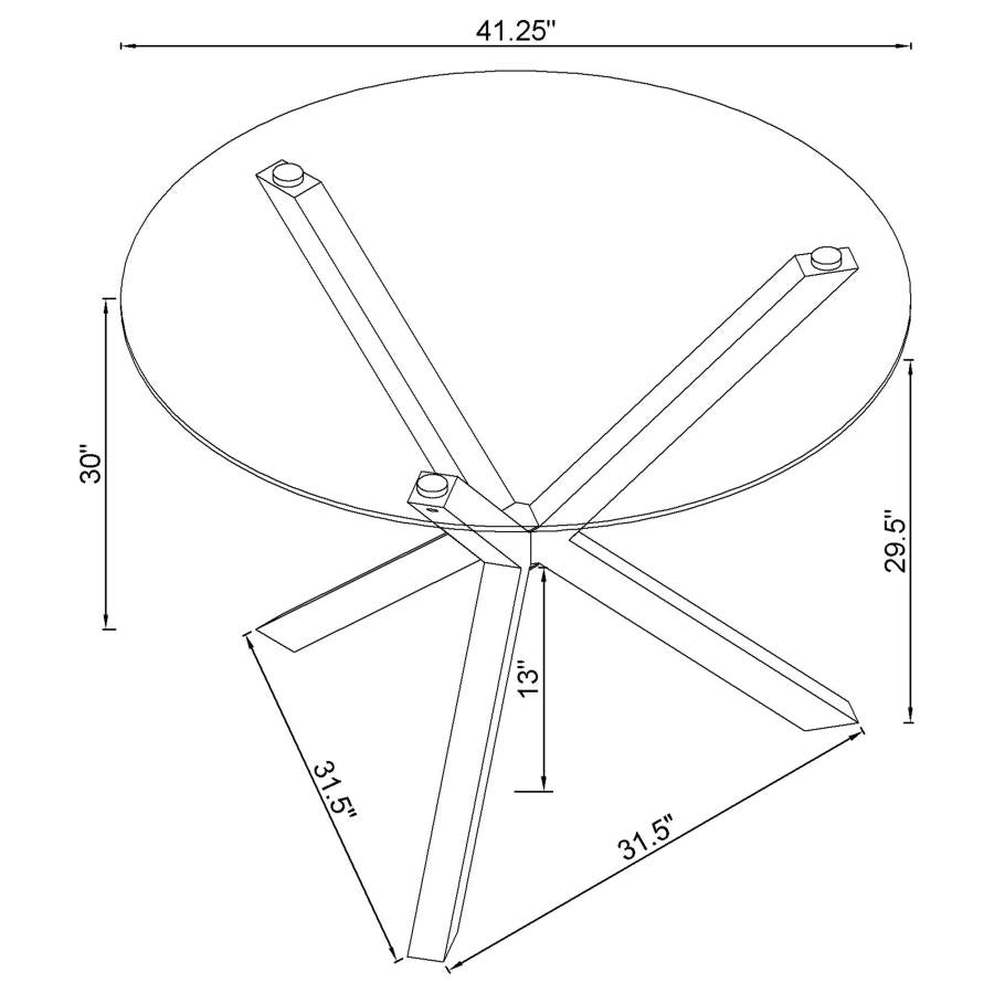 5 PIECES DINING SET, 120760