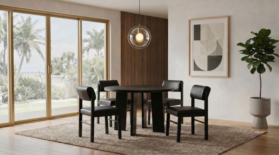 COASTER, STROUSE 5 PIECES ROUND DINING SET (3 COLORS), 193940