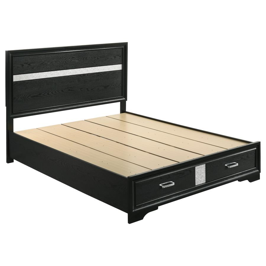 CHRISSY, BED FRAME BLACK, CM7552WH