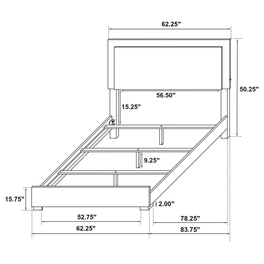 Queen bed frame, dresser, mirror and 1 night stand, 222931Q-S4