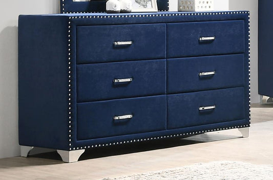 COASTER, BLUE VELVET DRESSER, 223373