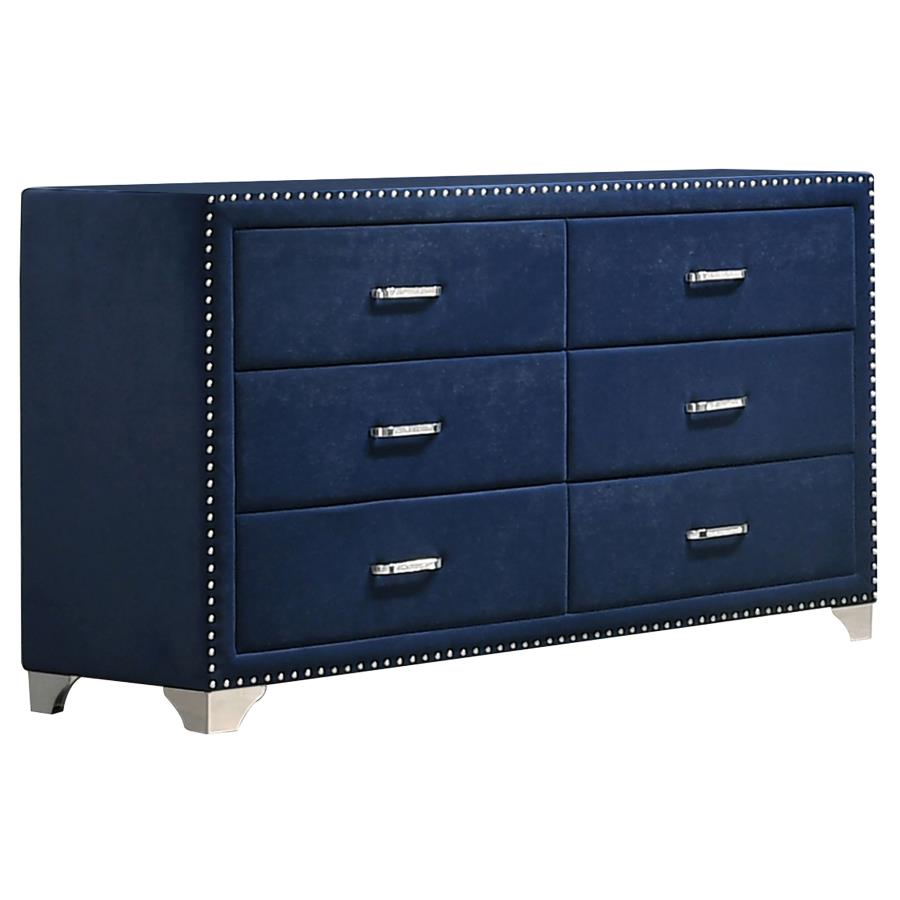 COASTER, BLUE VELVET DRESSER, 223373