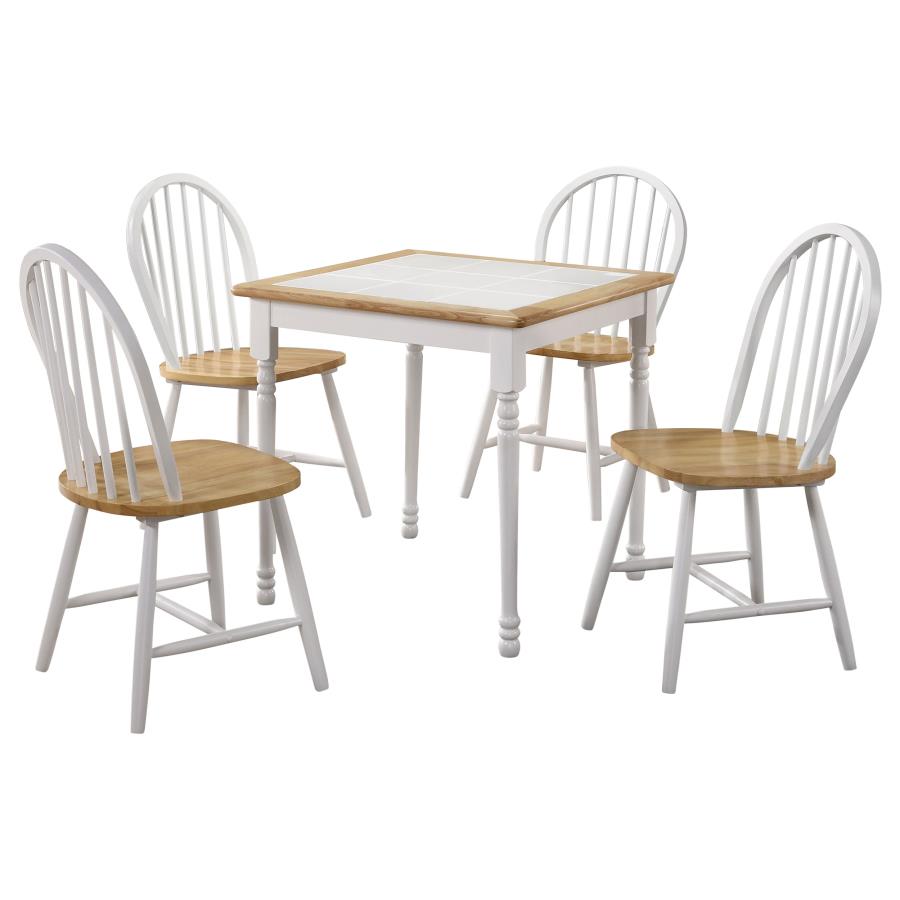 Carlene 5 PIECES SQUARE DINING SET, 4191-S5