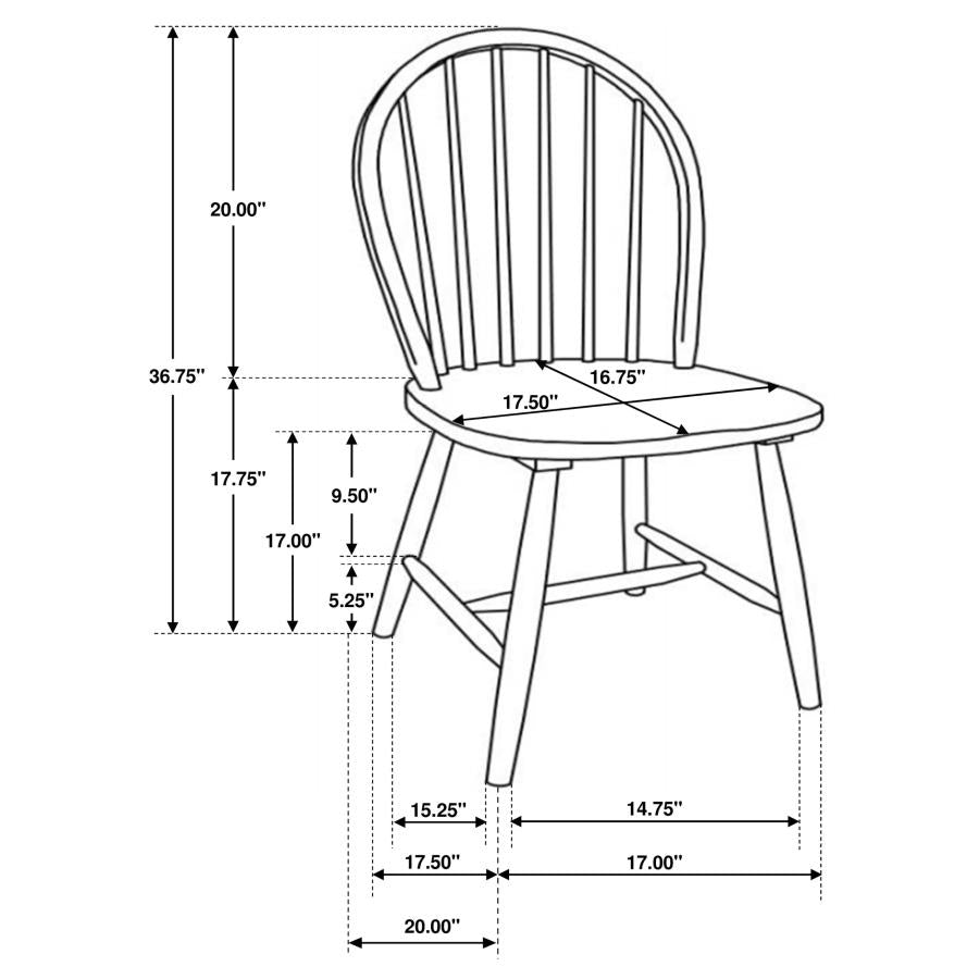 Carlene 5 PIECES SQUARE DINING SET, 4191-S5