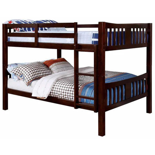 CAMERON, DARK WALNUT FULL/FULL BUNK BED , CM-BK929F-EX
