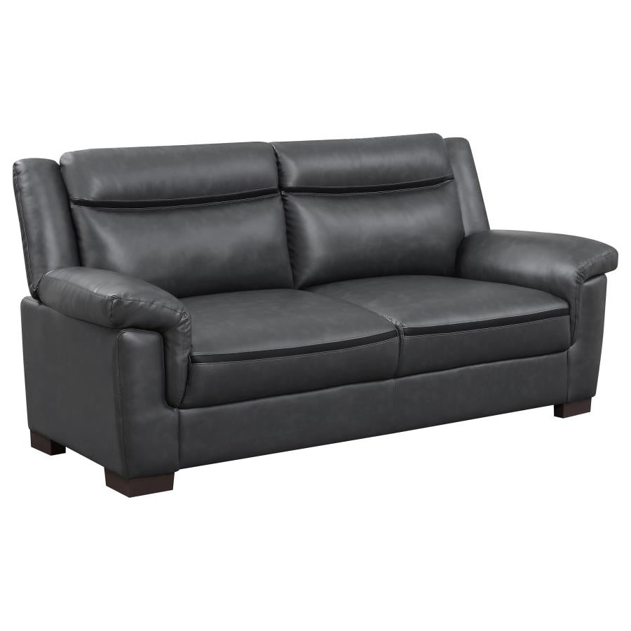 Arabella Upholstered Padded Arm Sofa Grey, 506591