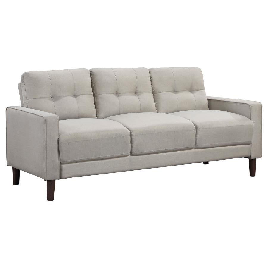 Bowen Upholstered Track Arm Tufted Sofa Beige, 506785