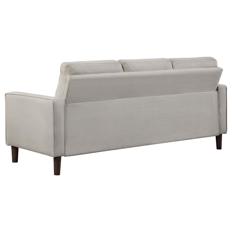 Bowen Upholstered Track Arm Tufted Sofa Beige, 506785