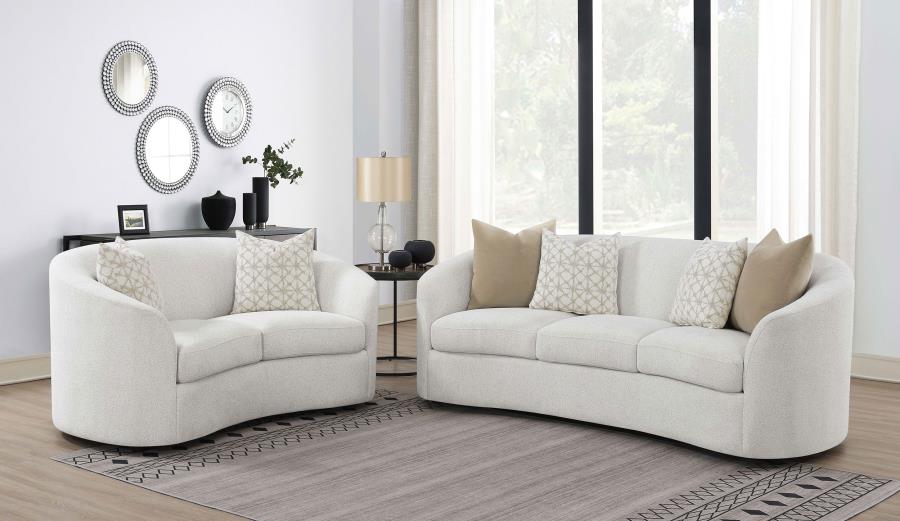 COASTER, RAINN 2 PIECES SOFA SET BOUCLE UPHOLSTERED SLOPED ARM, 509171-S2