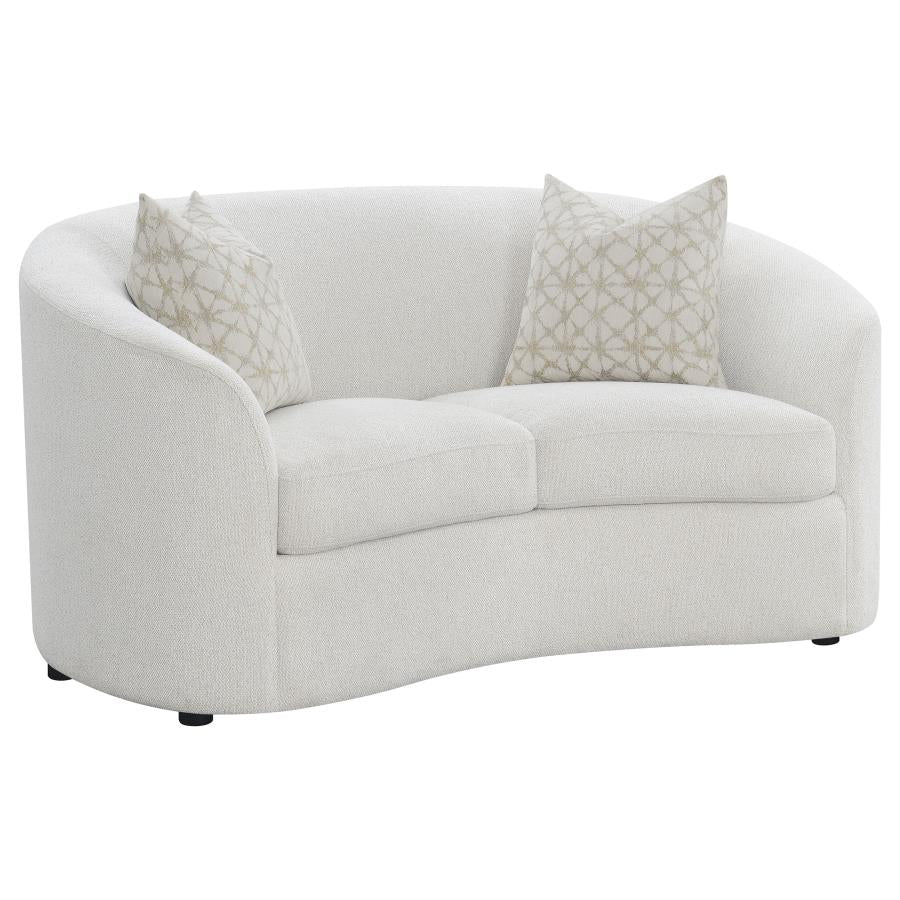 COASTER, RAINN 2 PIECES SOFA SET BOUCLE UPHOLSTERED SLOPED ARM, 509171-S2