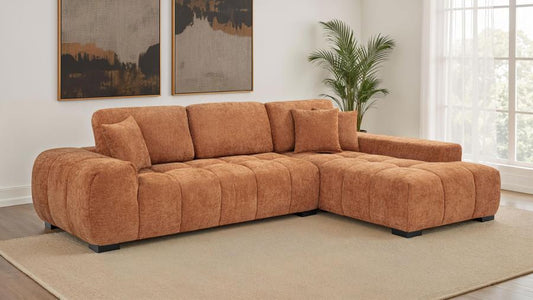 COASTER, OCTAVIA 2 PIECES SECTIONAL L-SHAPE (4 COLORS), 509350