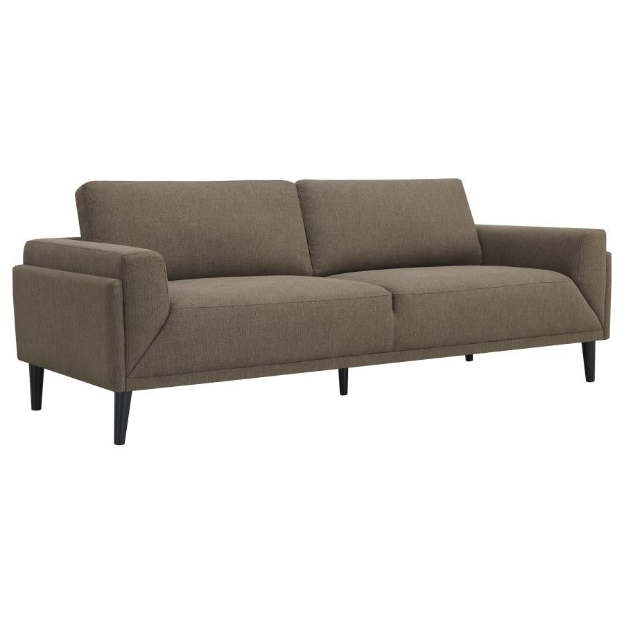 Rilynn Upholstered Track Arm Sofa Brown, 509521