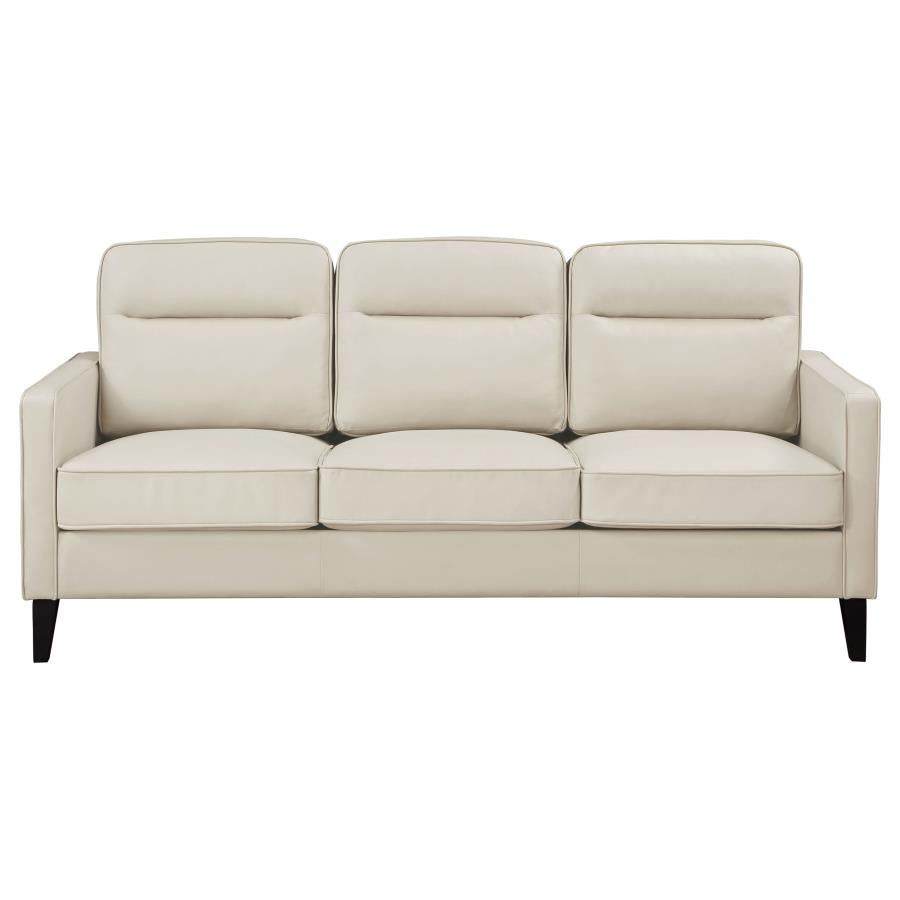 Jonah Upholstered Track Arm Sofa Ivory, 509651