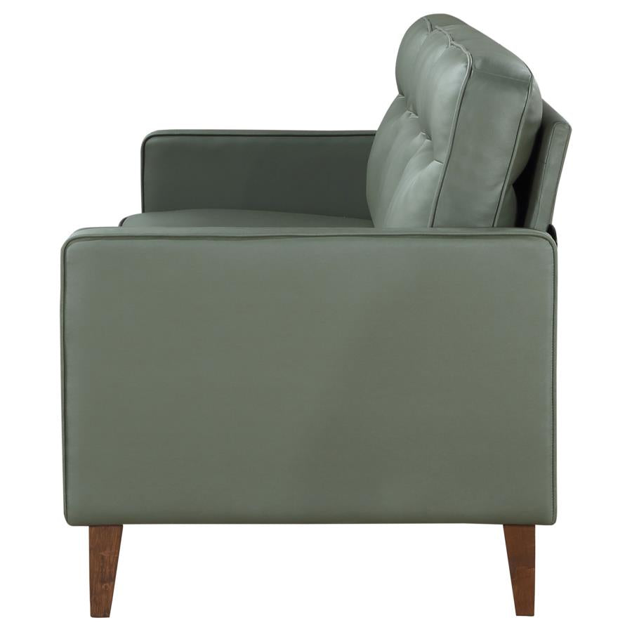 Jonah Upholstered Track Arm Sofa Green, 509654