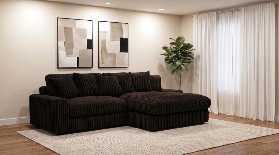 COASTER, BLAINE REVERSIBLE CHAISE SECTIONAL SOFA (4 COLORS), 509900