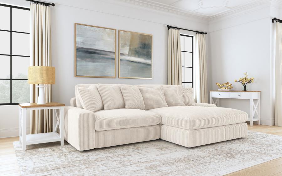 COASTER, BLAINE REVERSIBLE CHAISE SECTIONAL SOFA (2 COLORS), 509900