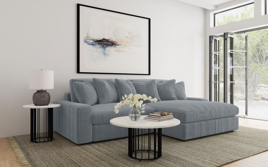 COASTER, BLAINE REVERSIBLE CHAISE SECTIONAL SOFA (2 COLORS), 509900